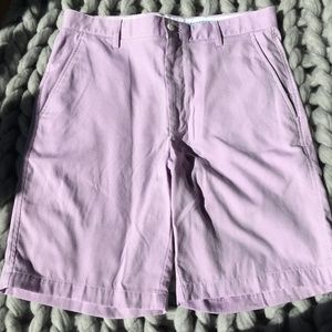 Footjoy men’s golf shorts, light purple